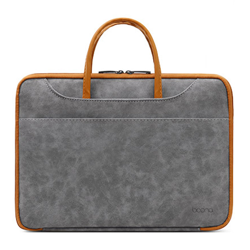 BAONA 14 Inch Notebook Computer Travel Carrying Bag Waterproof Leather Handbag Laptop Protection Sleeve Case BAONA 14 Inch Notebook Computer Travel Carrying Bag Waterproof Leather Handbag Laptop Protection Sleeve Case